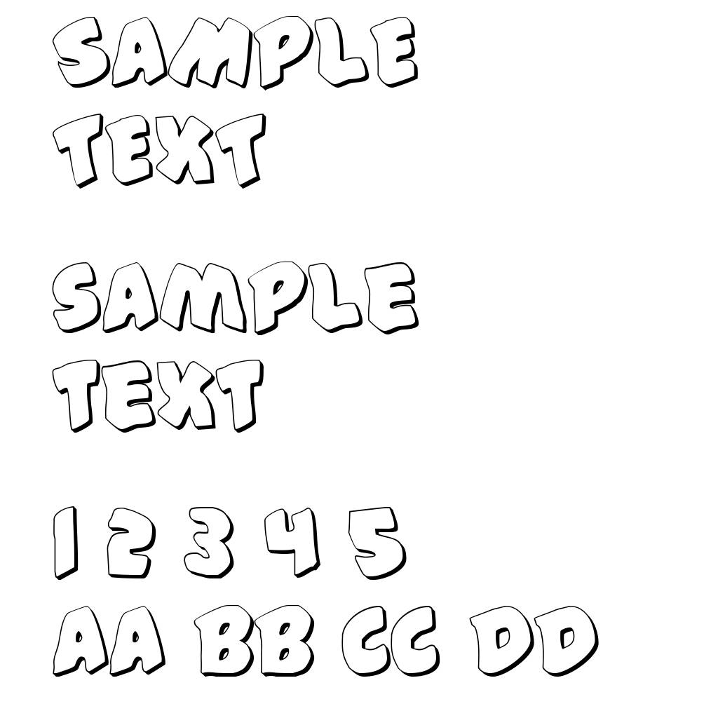 #44 Font Shadow