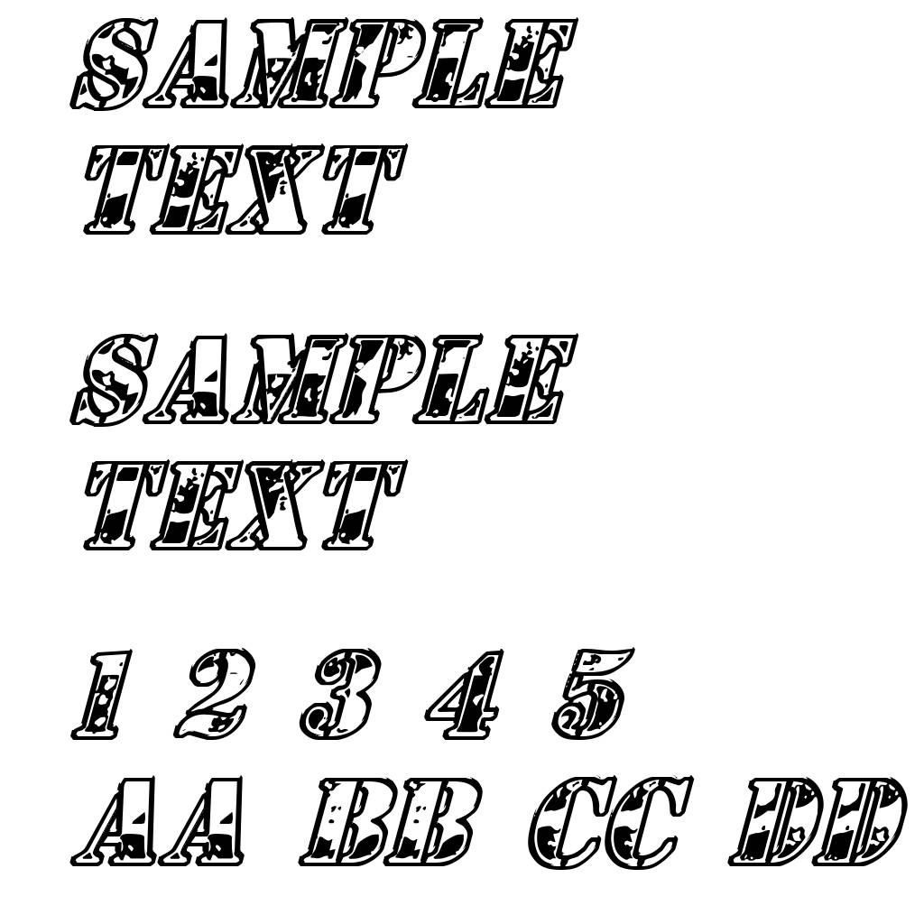 1st Cav Italic