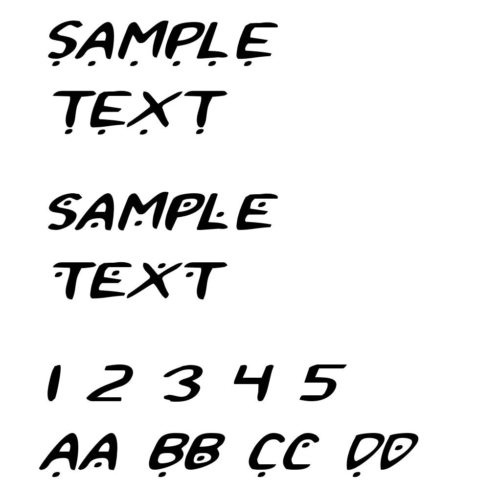 2Toon2 Expanded Italic