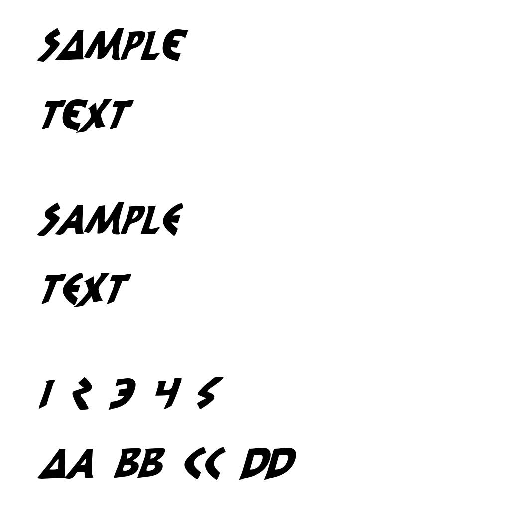 300 Trojans Condensed Italic
