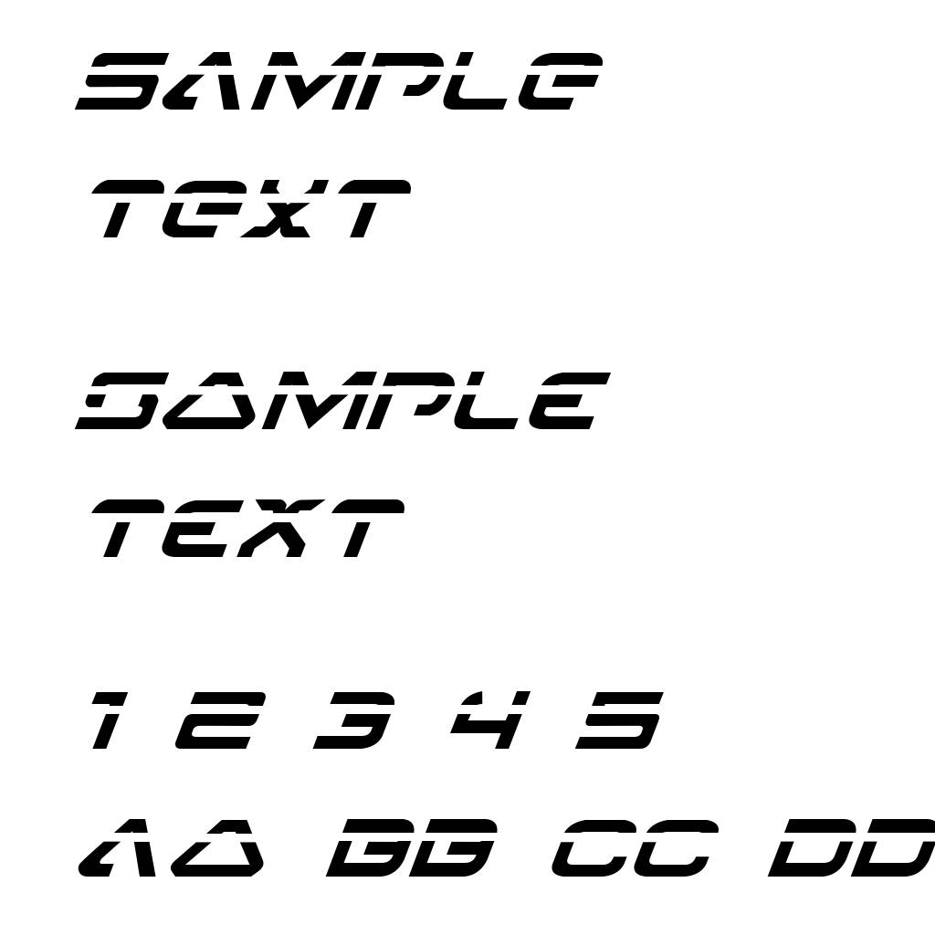 4114 Blaster Laser Italic