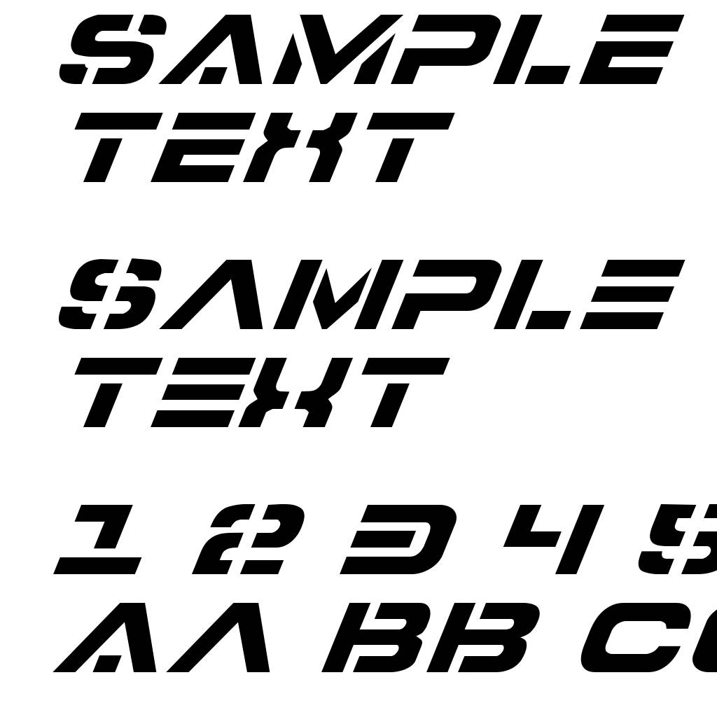 7th Service Italic