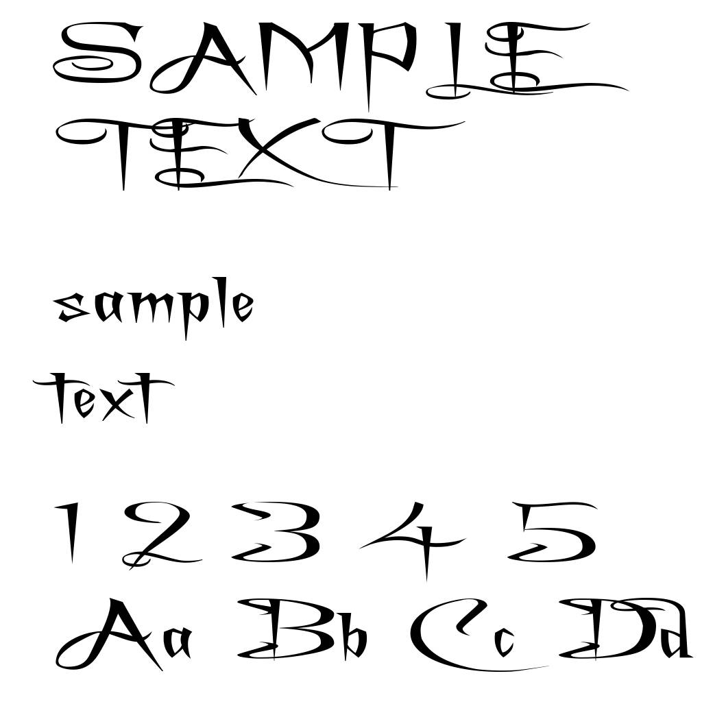 A Charming Font Superexpanded