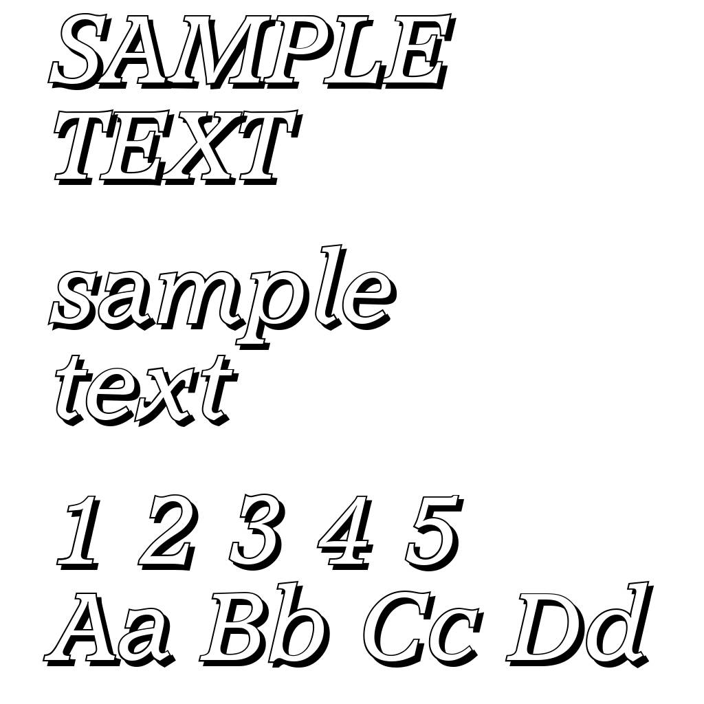 AccoladeShadow-Italic