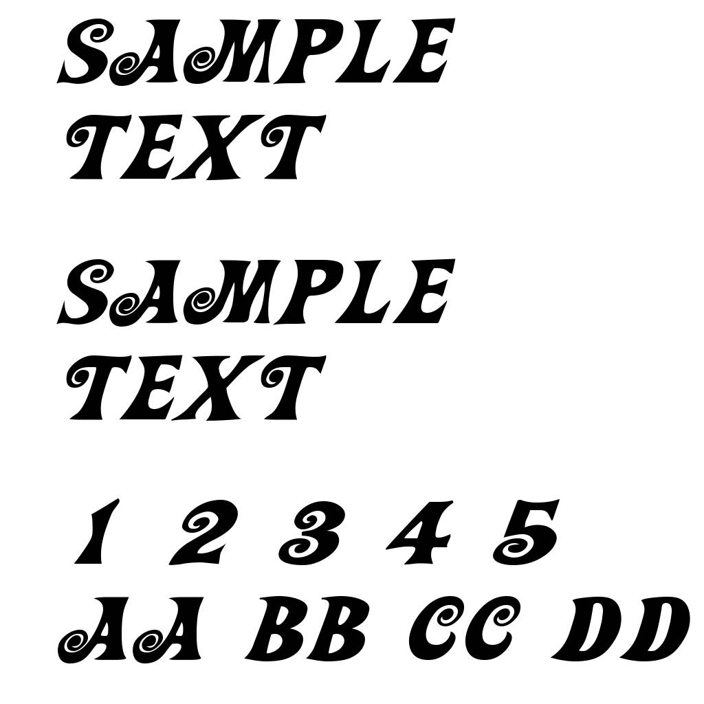 Action Is, Wide & Diagonal JL Expanded Italic