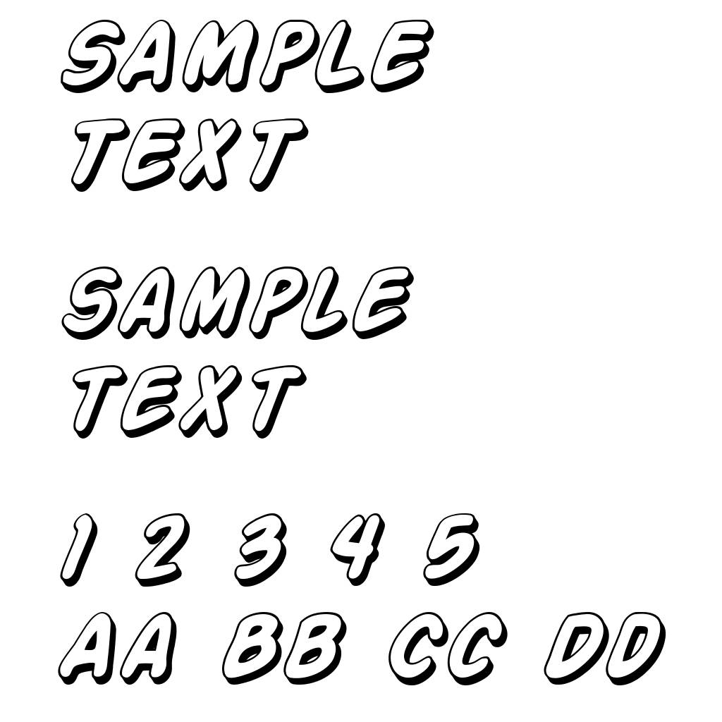 Action Man Shaded Italic