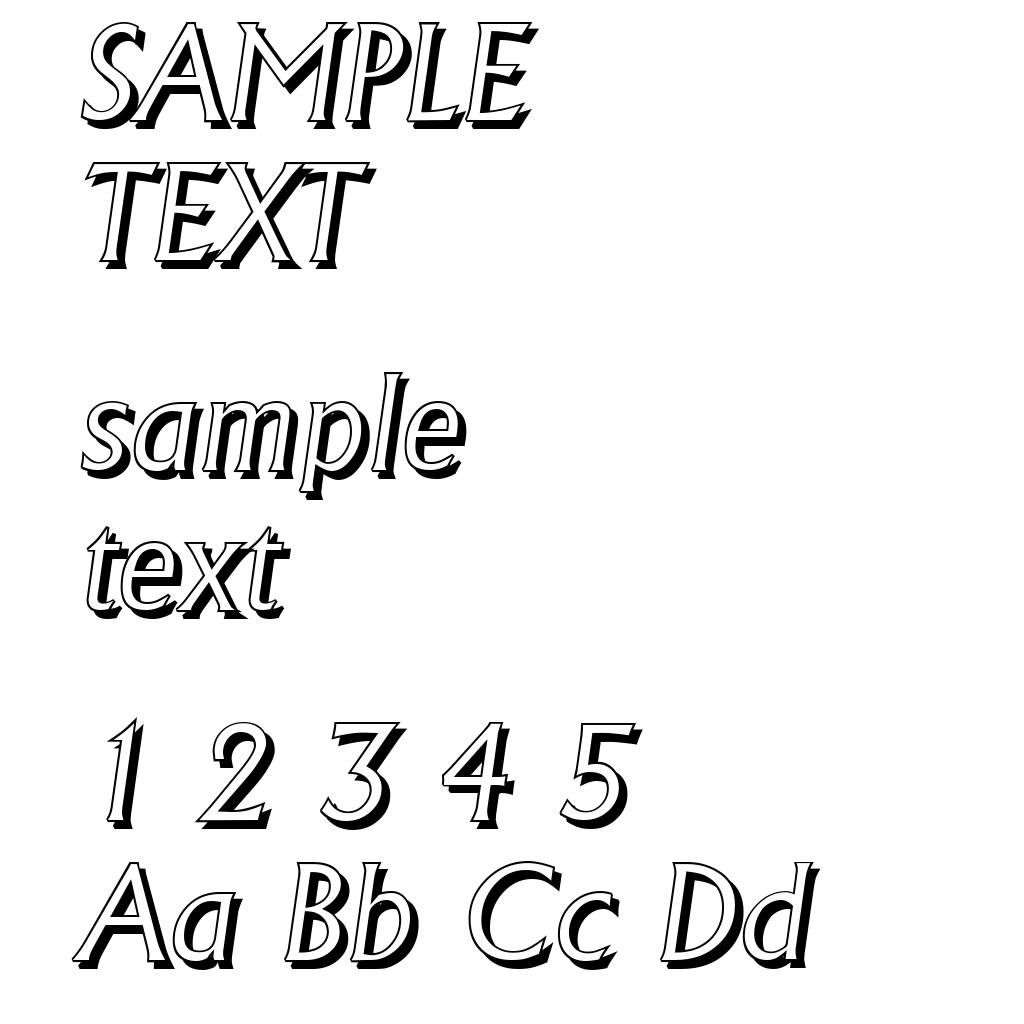 AdelonShadow-Light-Italic