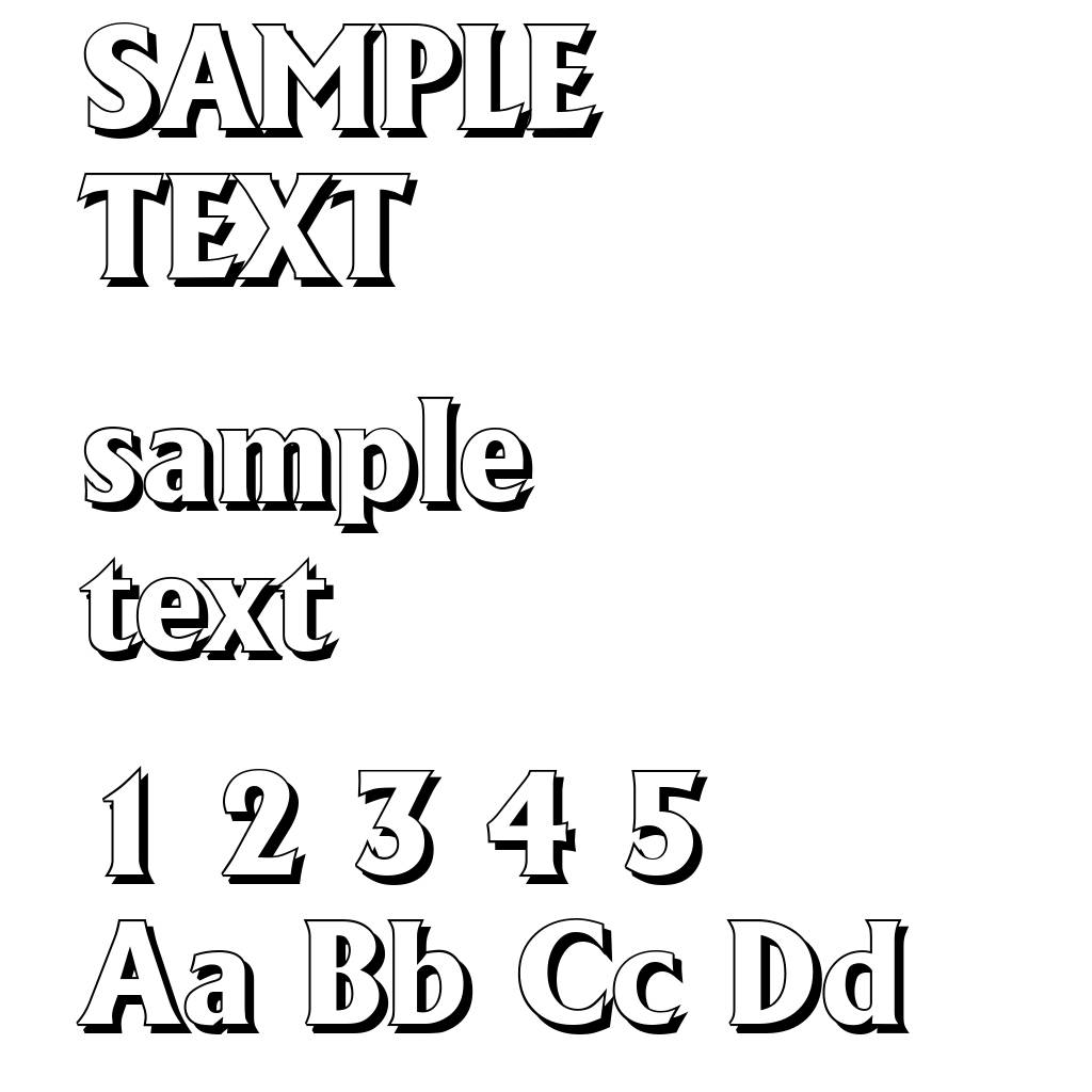 AdelonShadow-Xbold-Regular