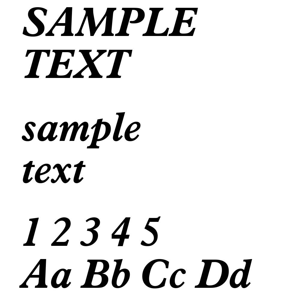 Aldine 721 Bold Italic BT