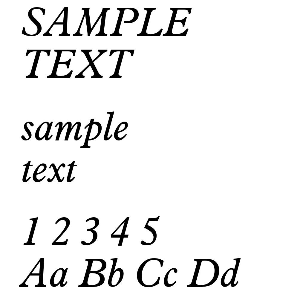 Aldine 721 Italic BT