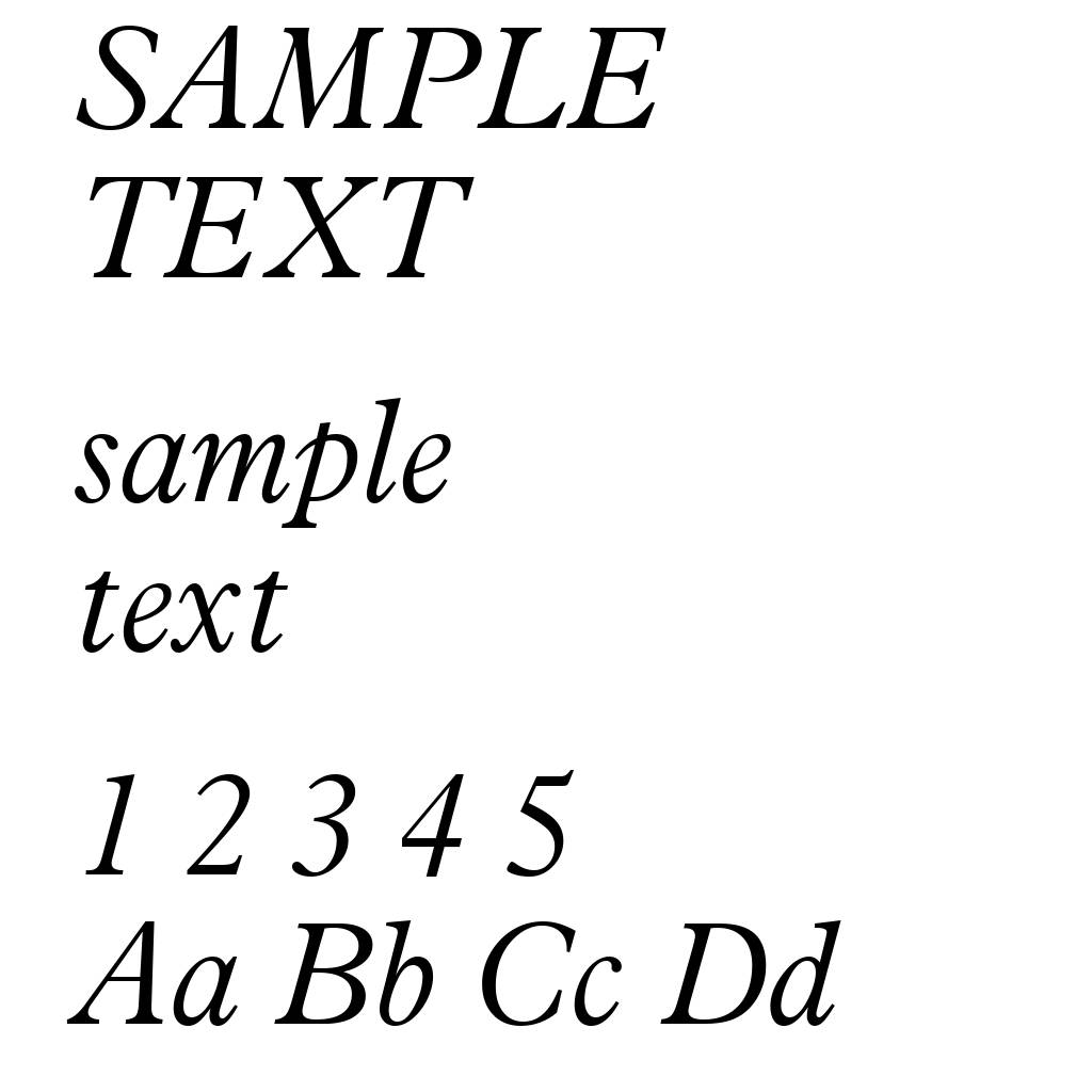 Aldine 721 Light Italic BT
