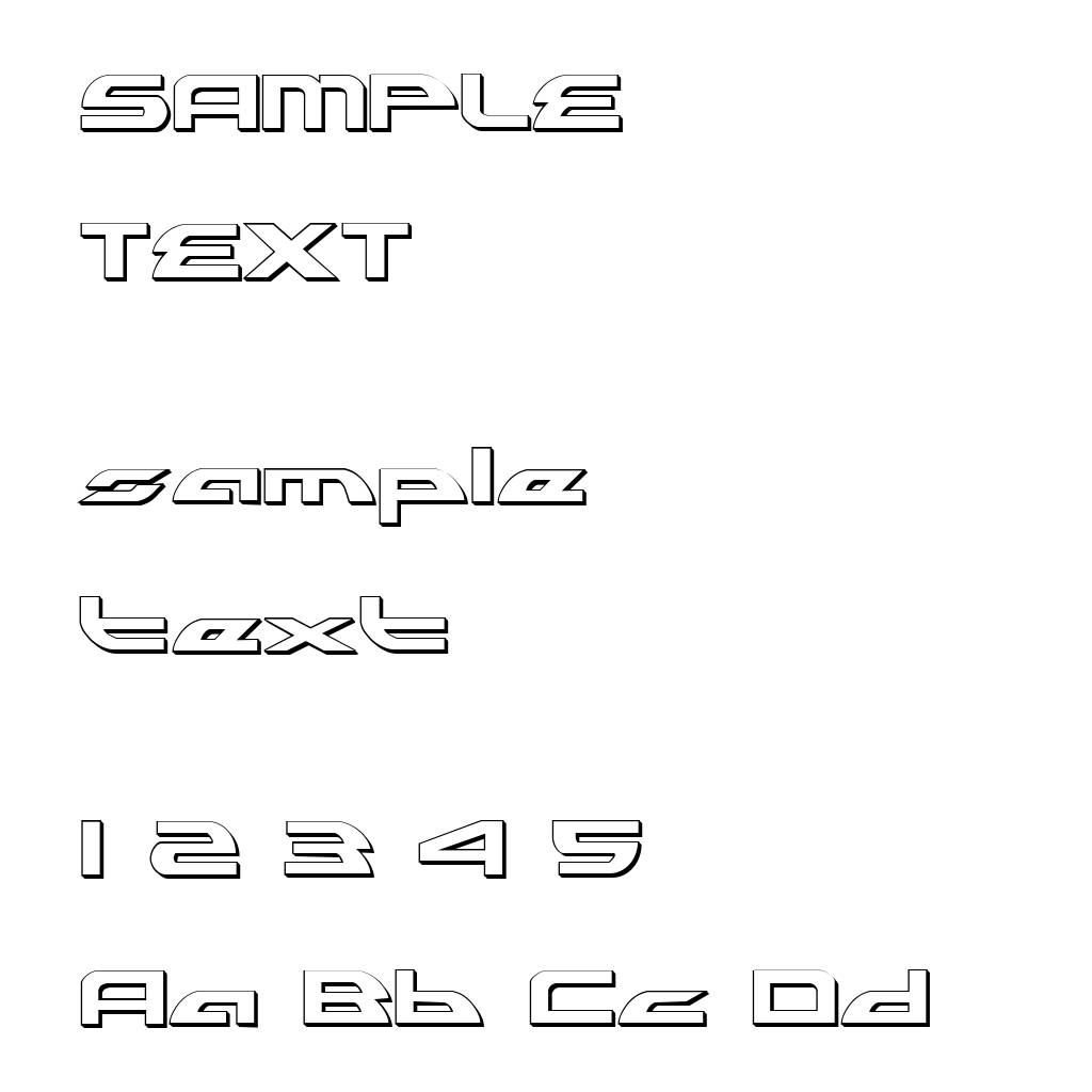 Alexis Lower Case Outline