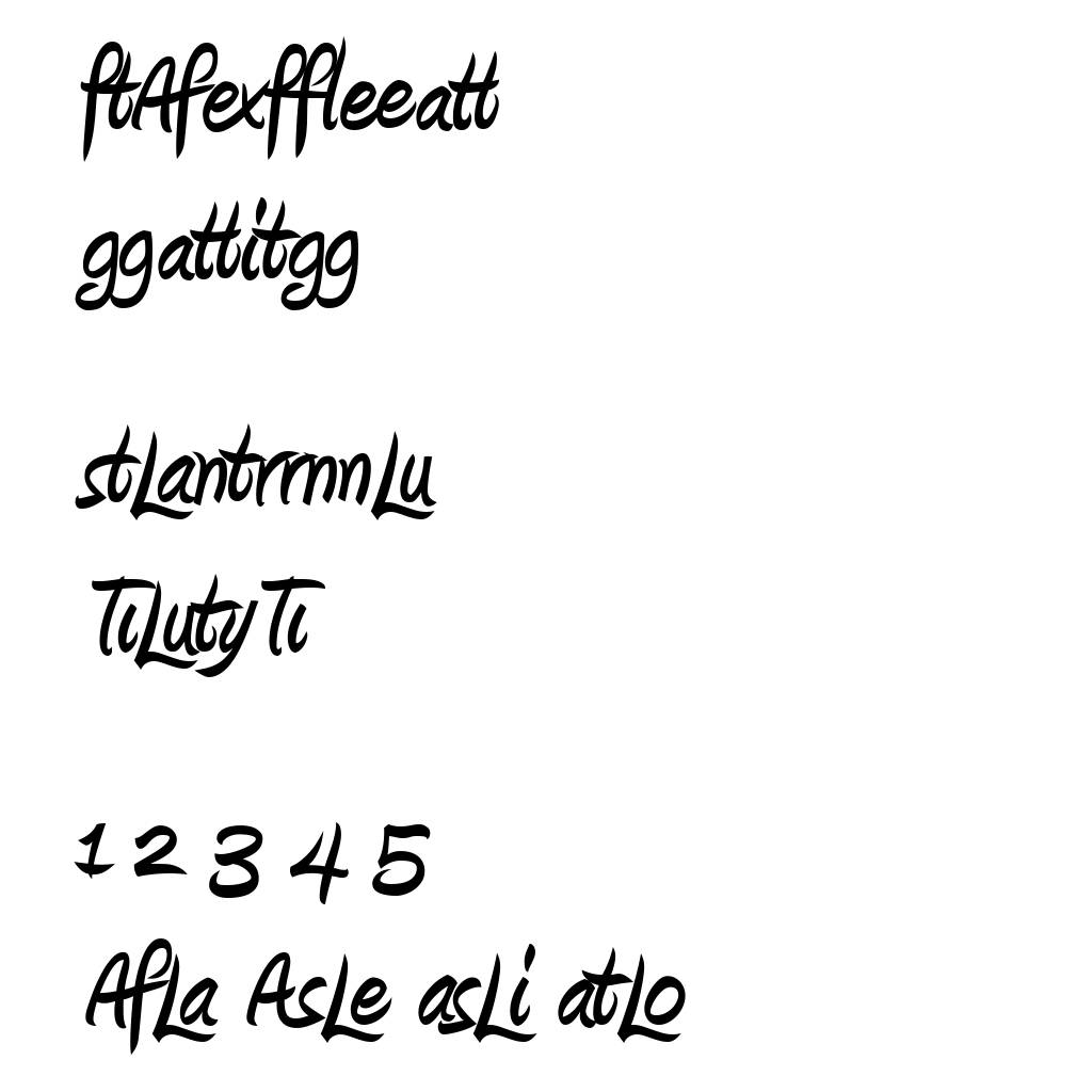 Amienne Ligatures Bold