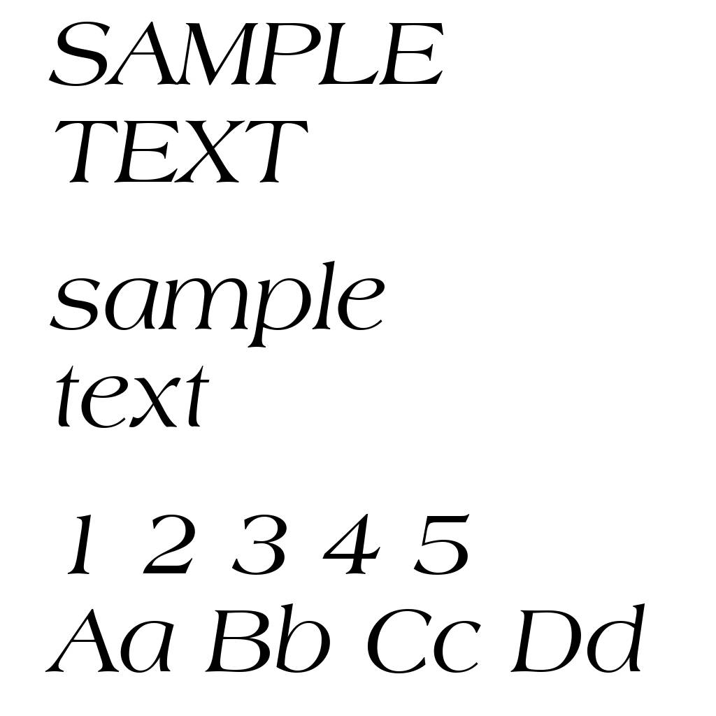 Americana Italic BT