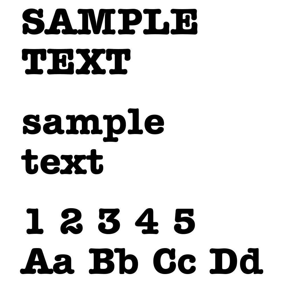 American Typewriter Bold BT