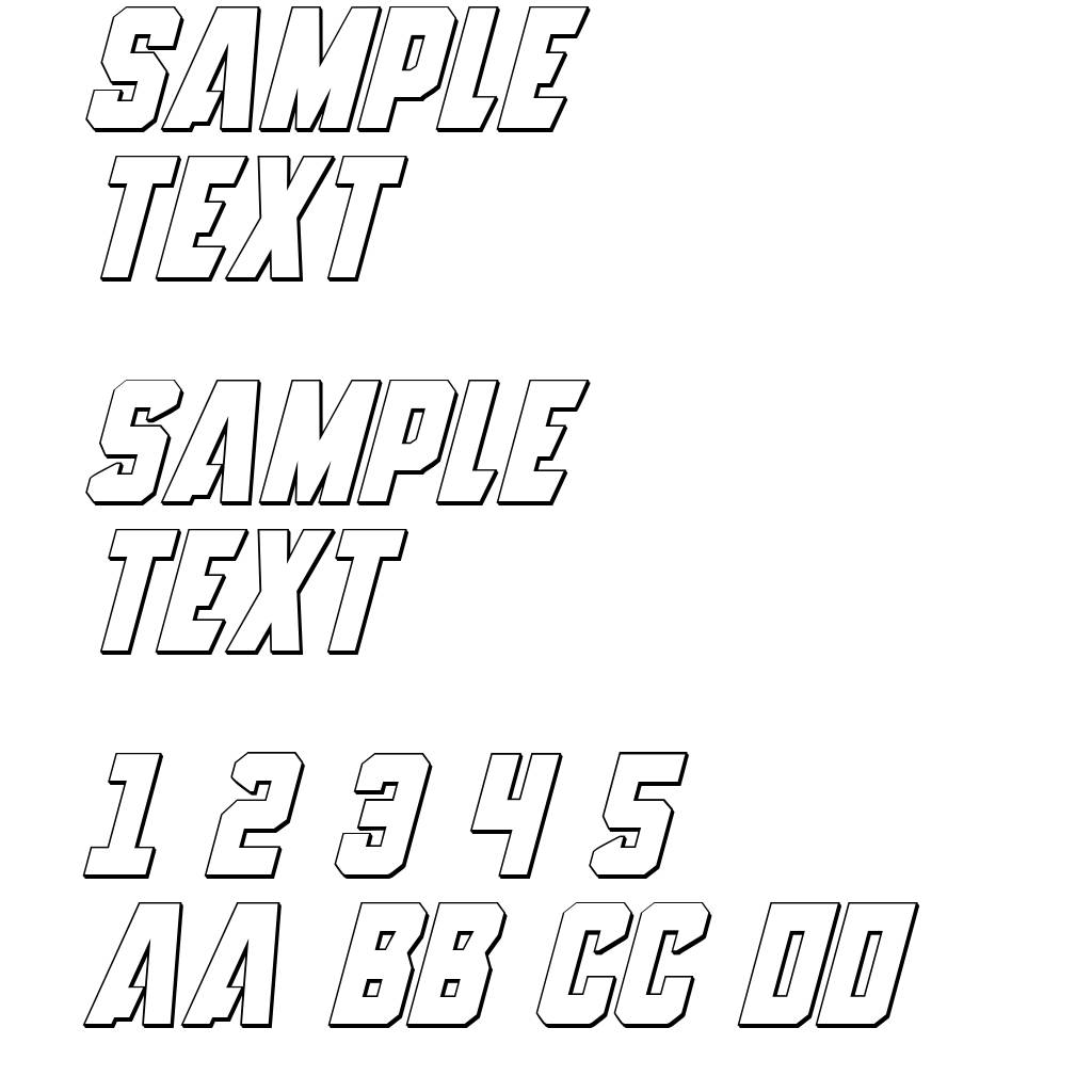 Anitlles 3D Italic