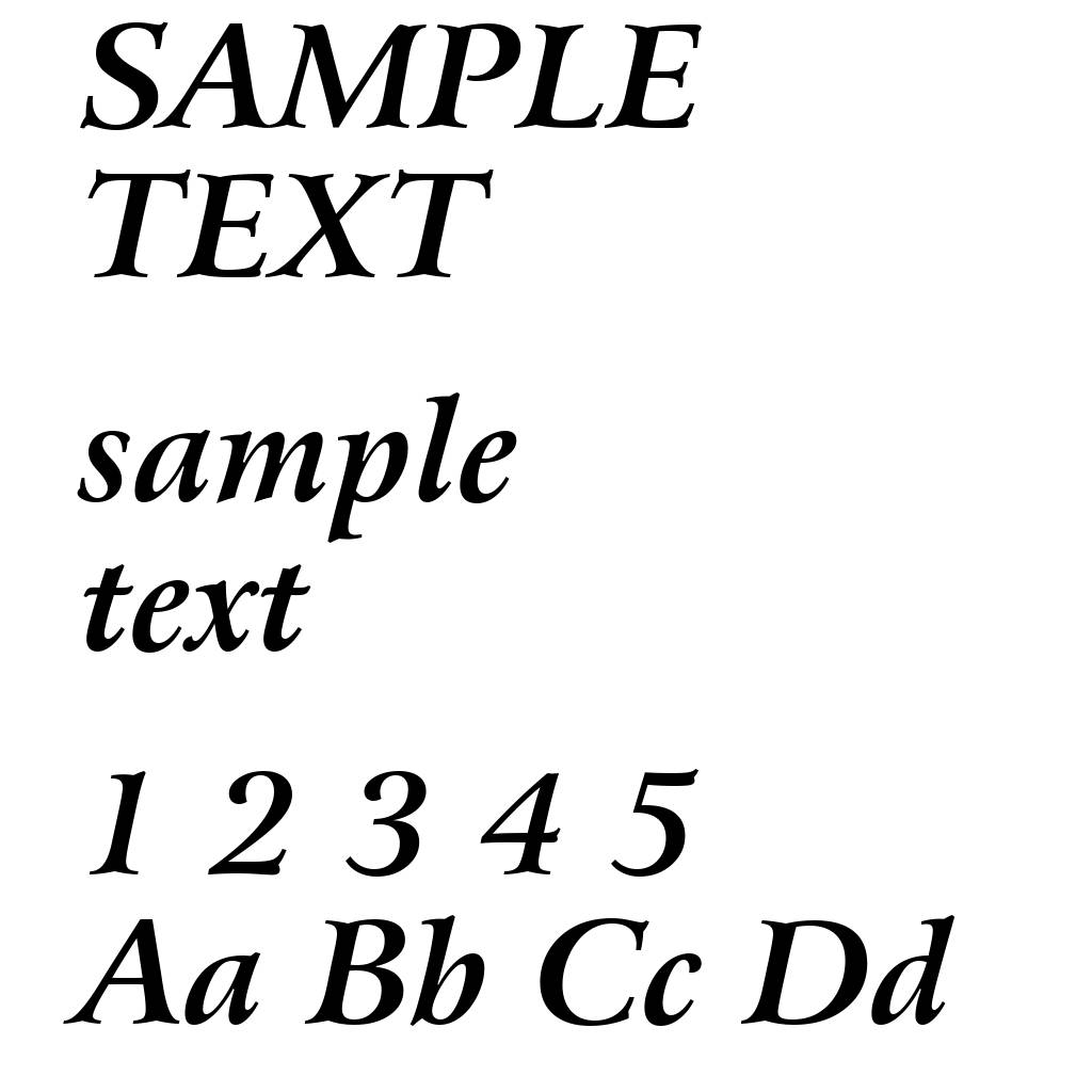 Bitstream Arrus Bold Italic BT