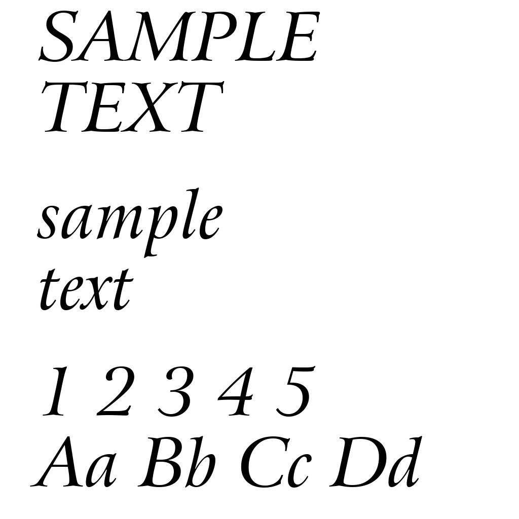 Bitstream Arrus Italic BT