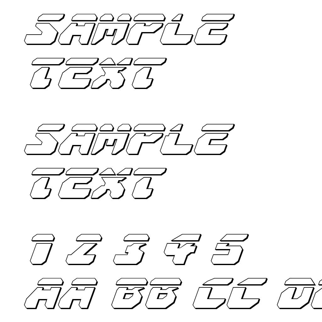Astropolis Laser 3D Italic