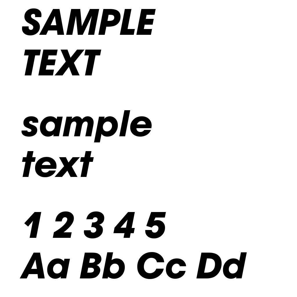 Avignon-Bold-Italic