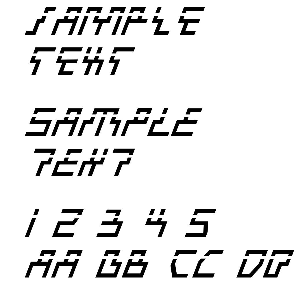 Beam Rider Italic Laser
