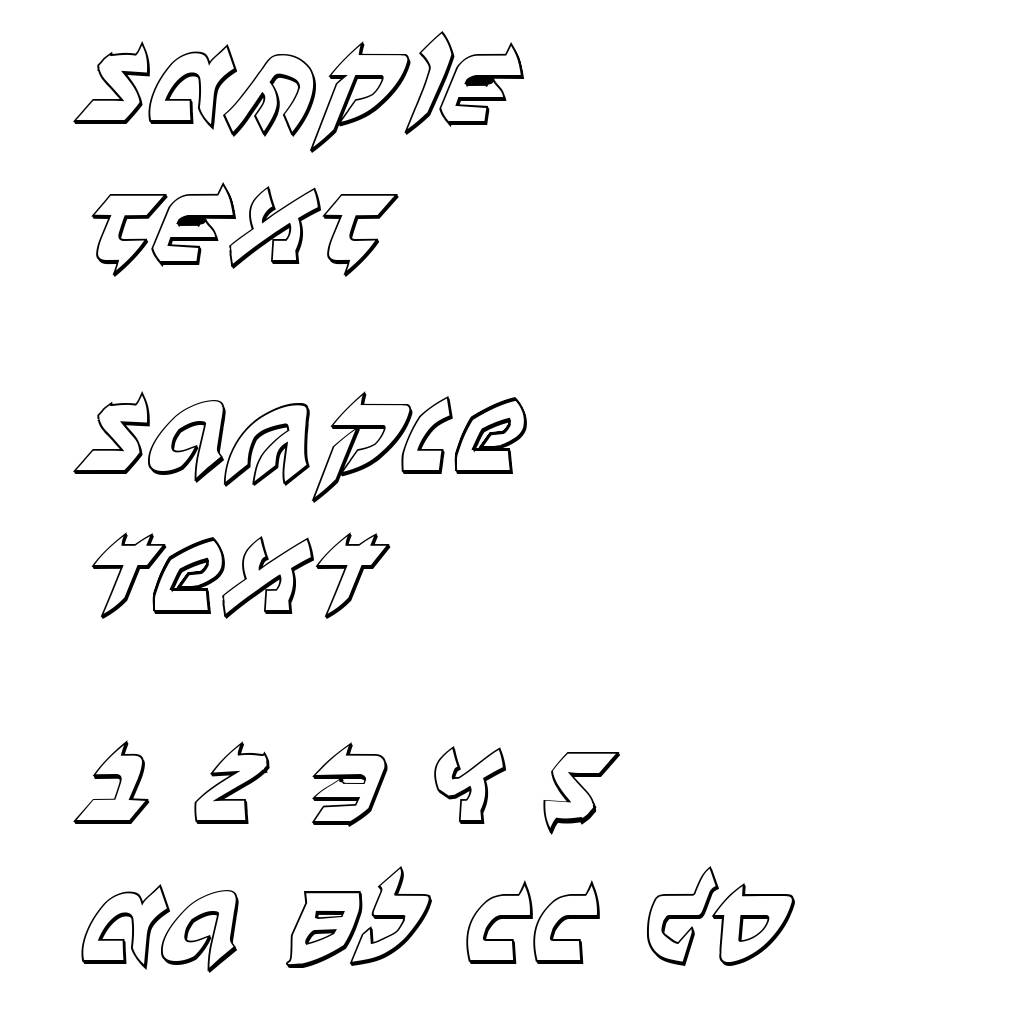 Ben-Zion 3D Italic