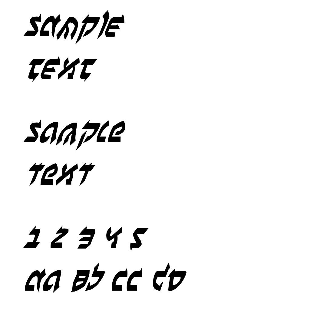 Ben-Zion Condensed Italic