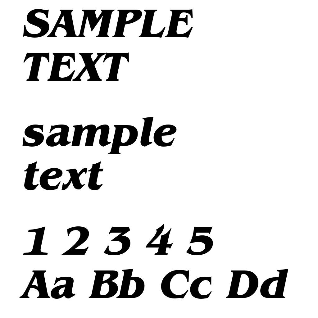 Benguiat Bold Italic BT
