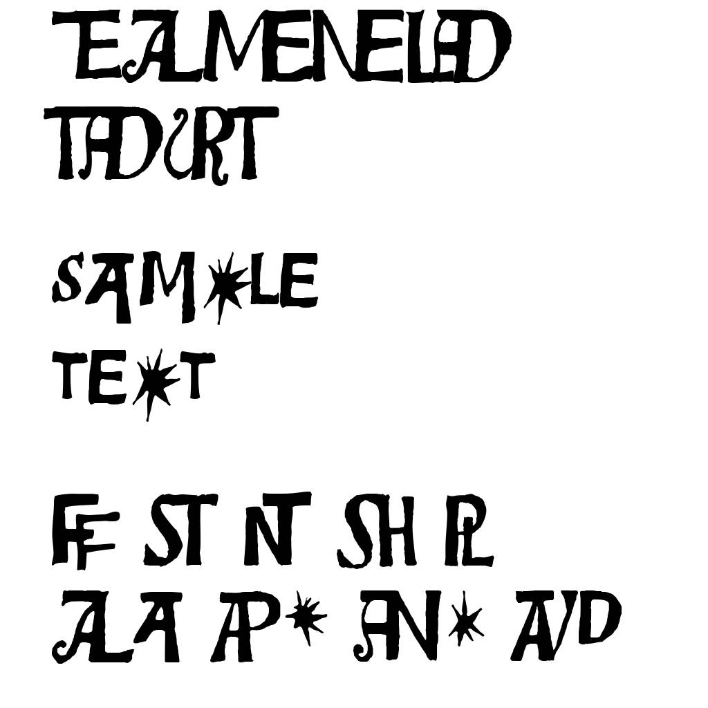 Bensgothic Ligatures