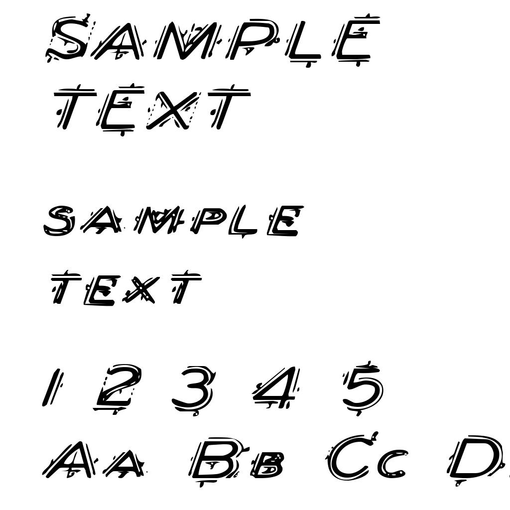 Berserker Expanded Italic