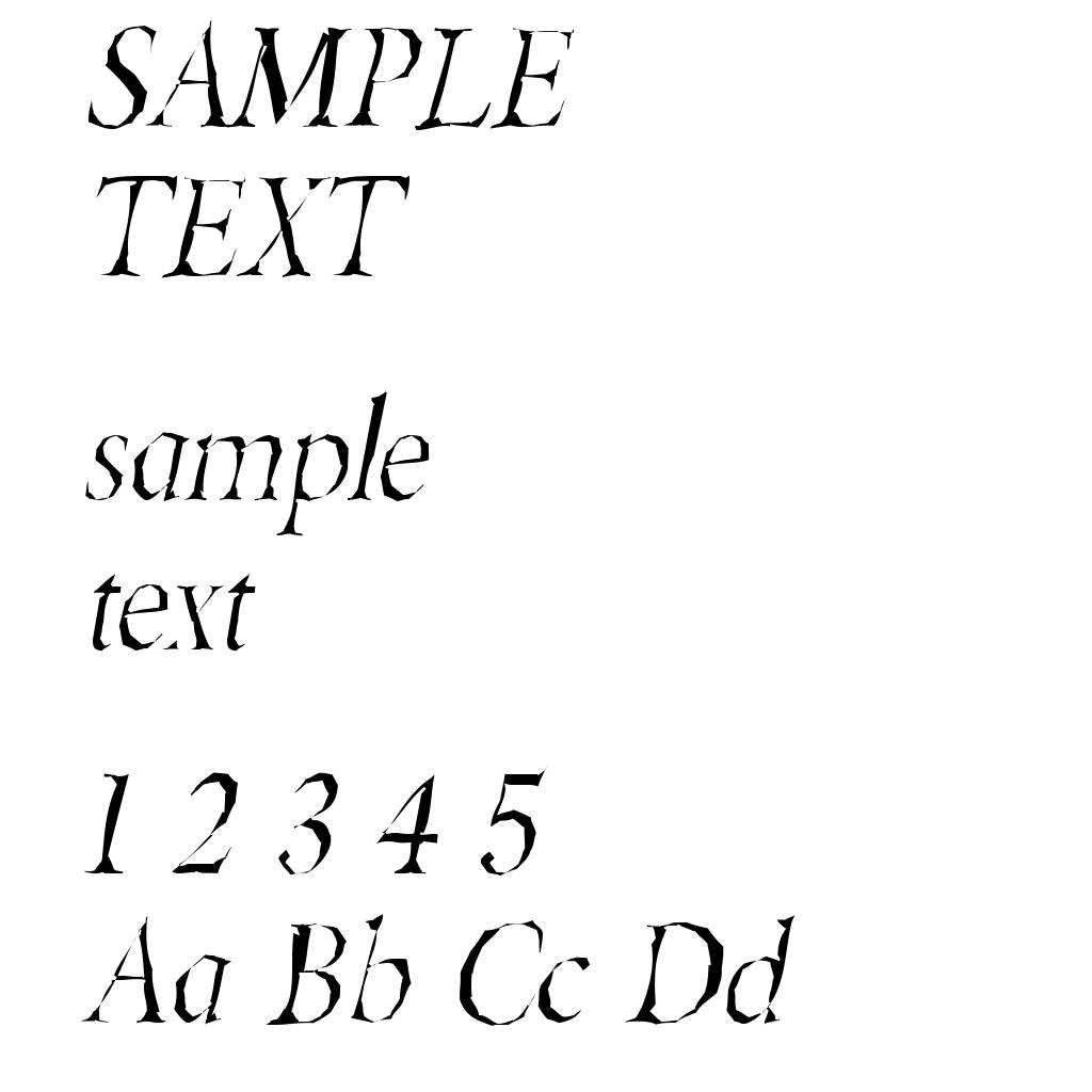 Berylium Gaunt Italic
