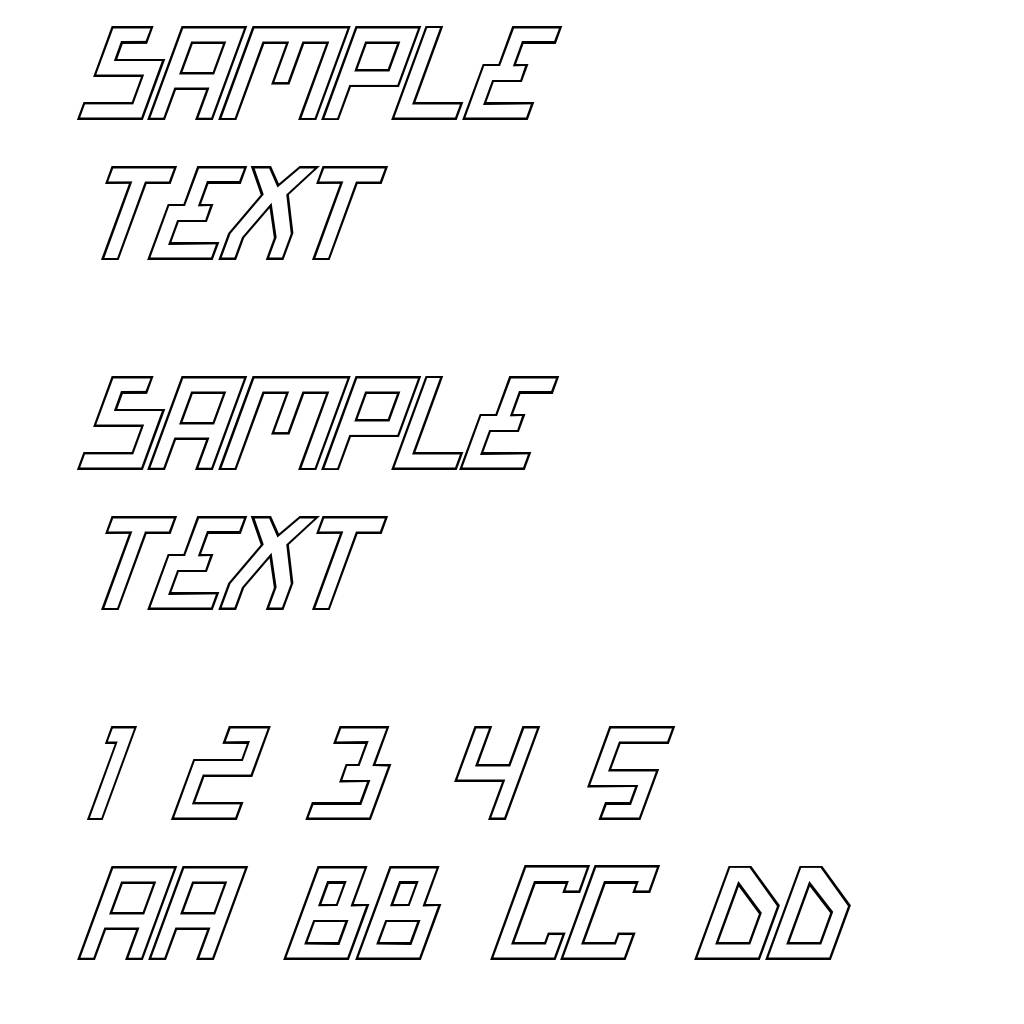 Bionic Type Out Italic