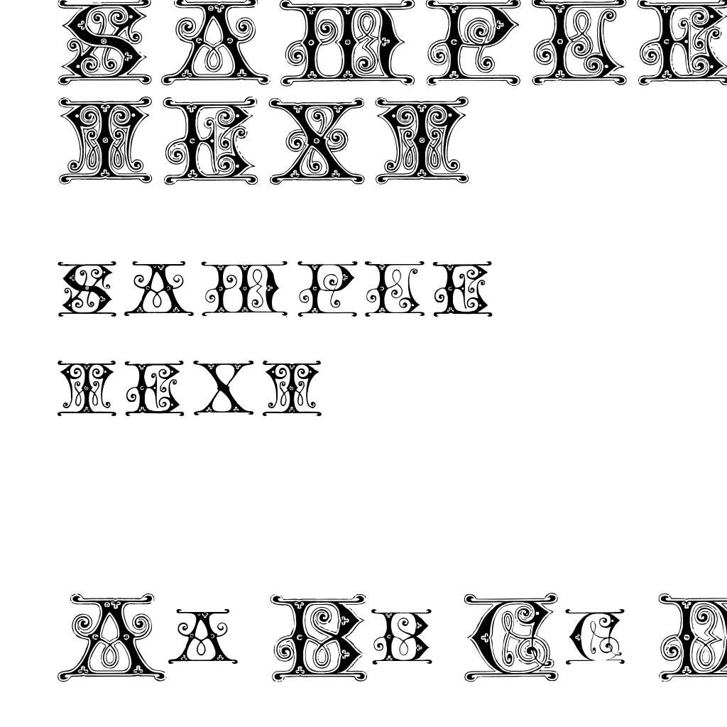 Blavicke Capitals Semi-expanded Regular