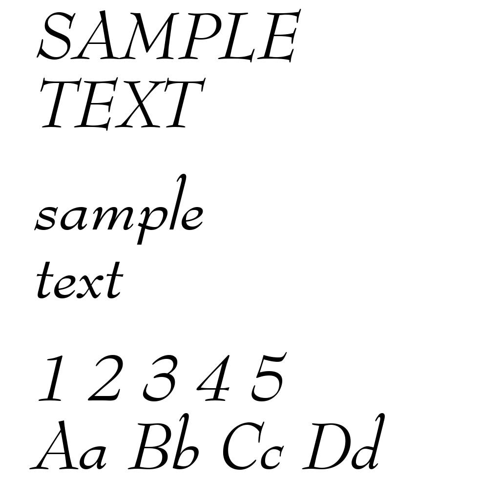 Bernhard Modern Italic BT