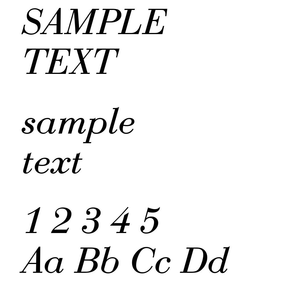 Bodoni-Italic
