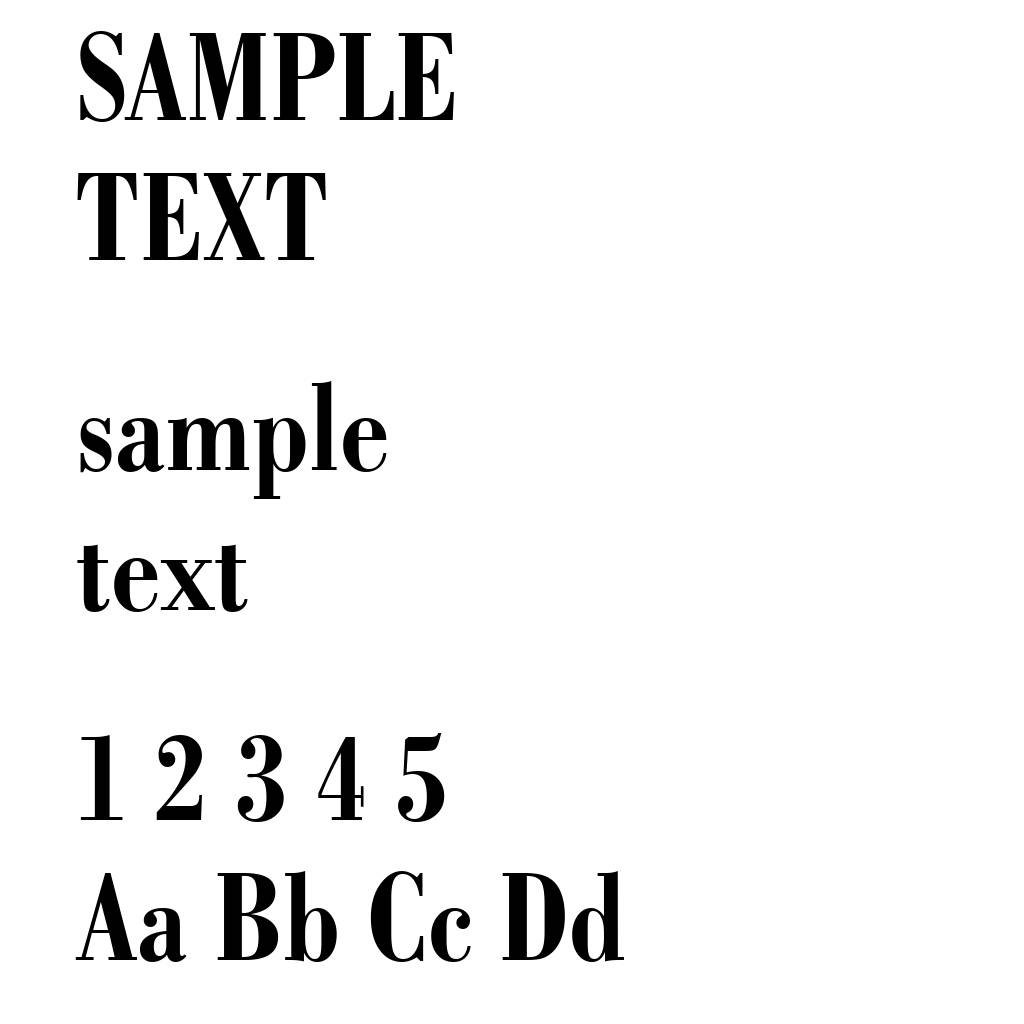 Bodoni Bold Condensed BT