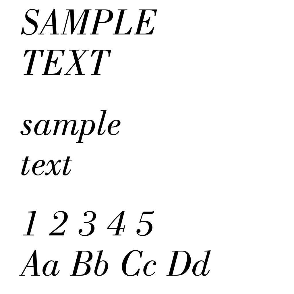 Bodoni Book Italic BT