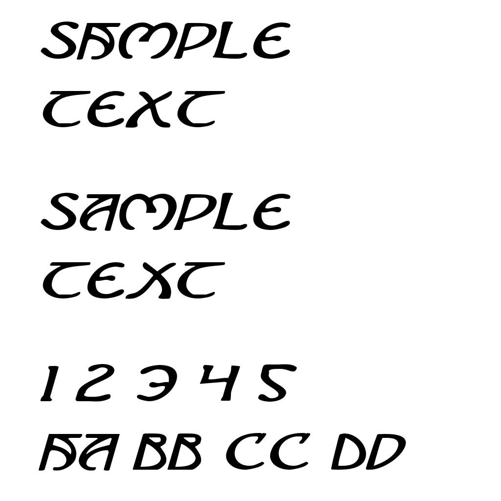 Brin Athyn Expanded Italic