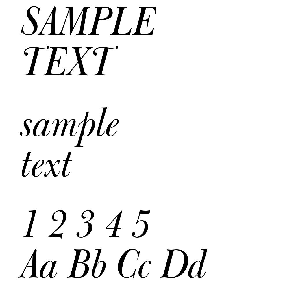Bulmer Italic BT