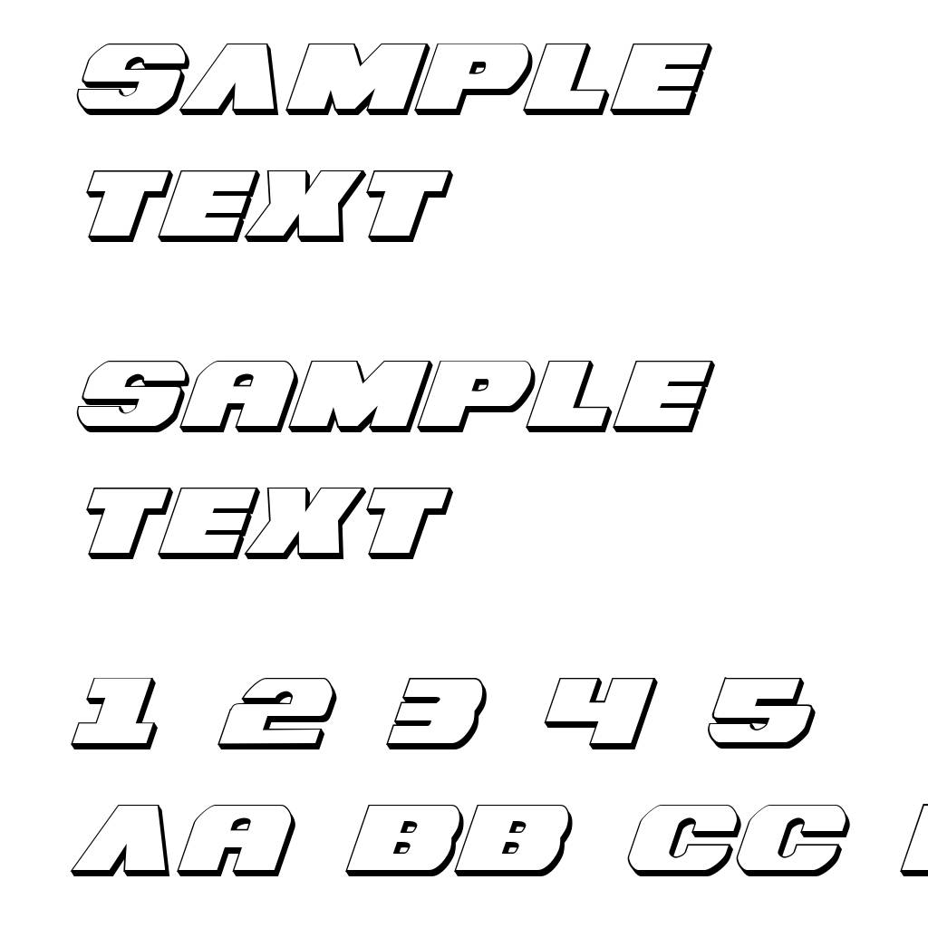 Bummer 3D Italic