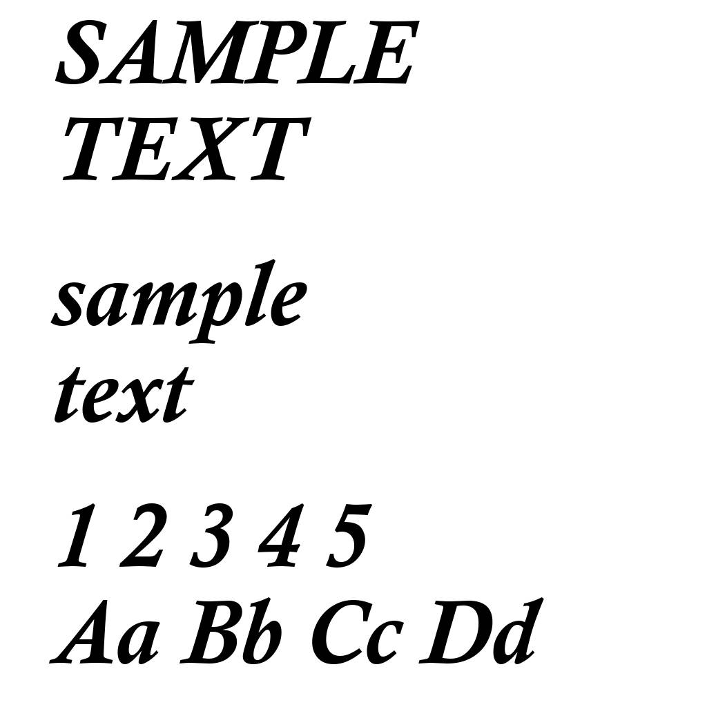 Calisto MT Bold Italic
