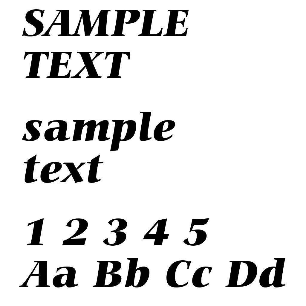 Carmina Black Italic BT