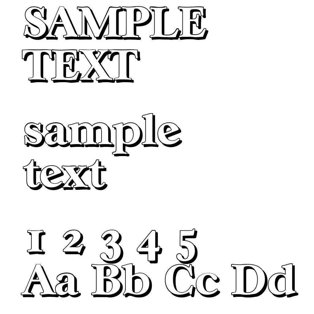 CasablancaShadow-Xbold-Regular