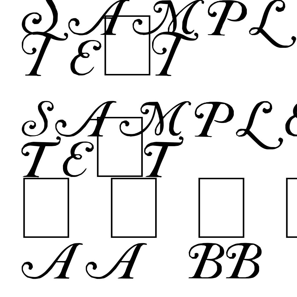 Caslon Initials