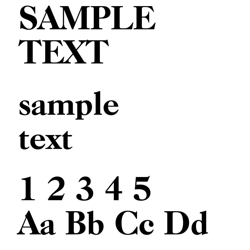 Caslon Old Face Heavy BT