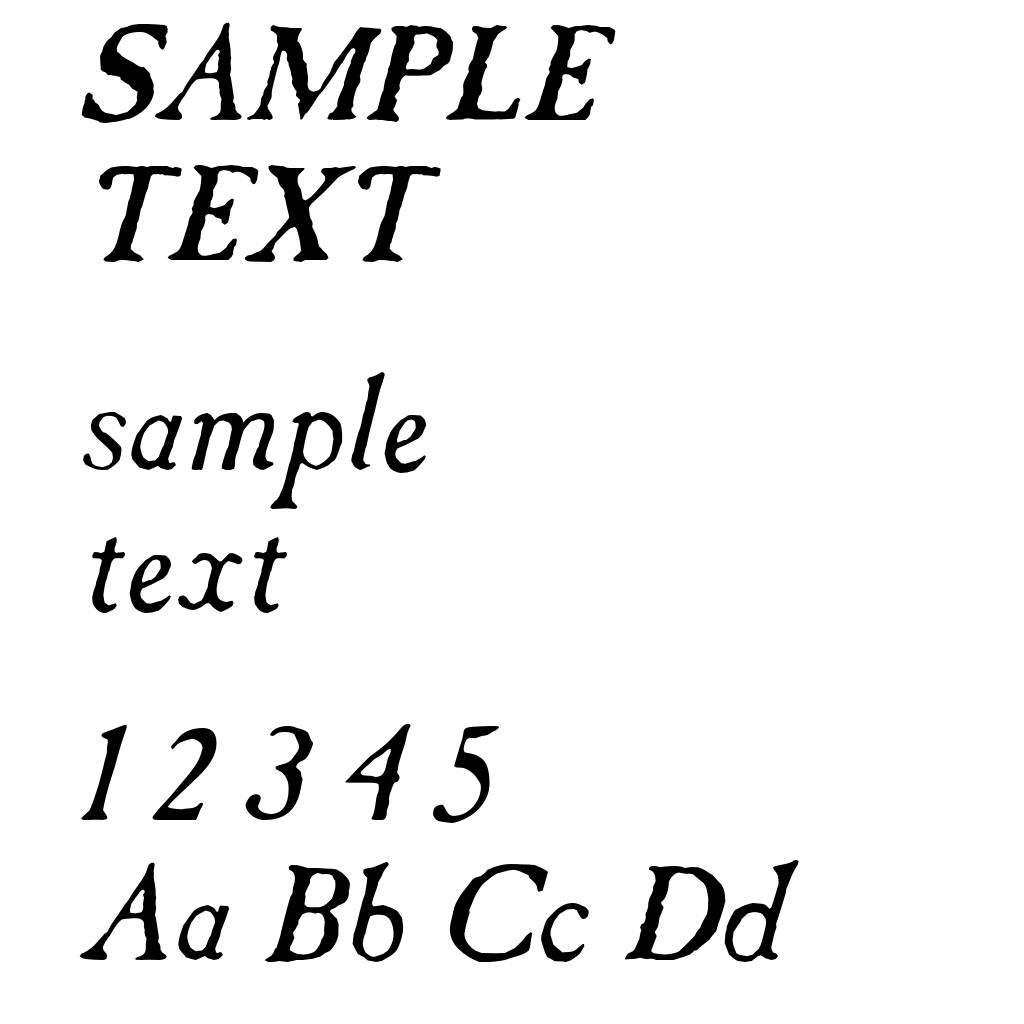 CasablancaAntique Italic