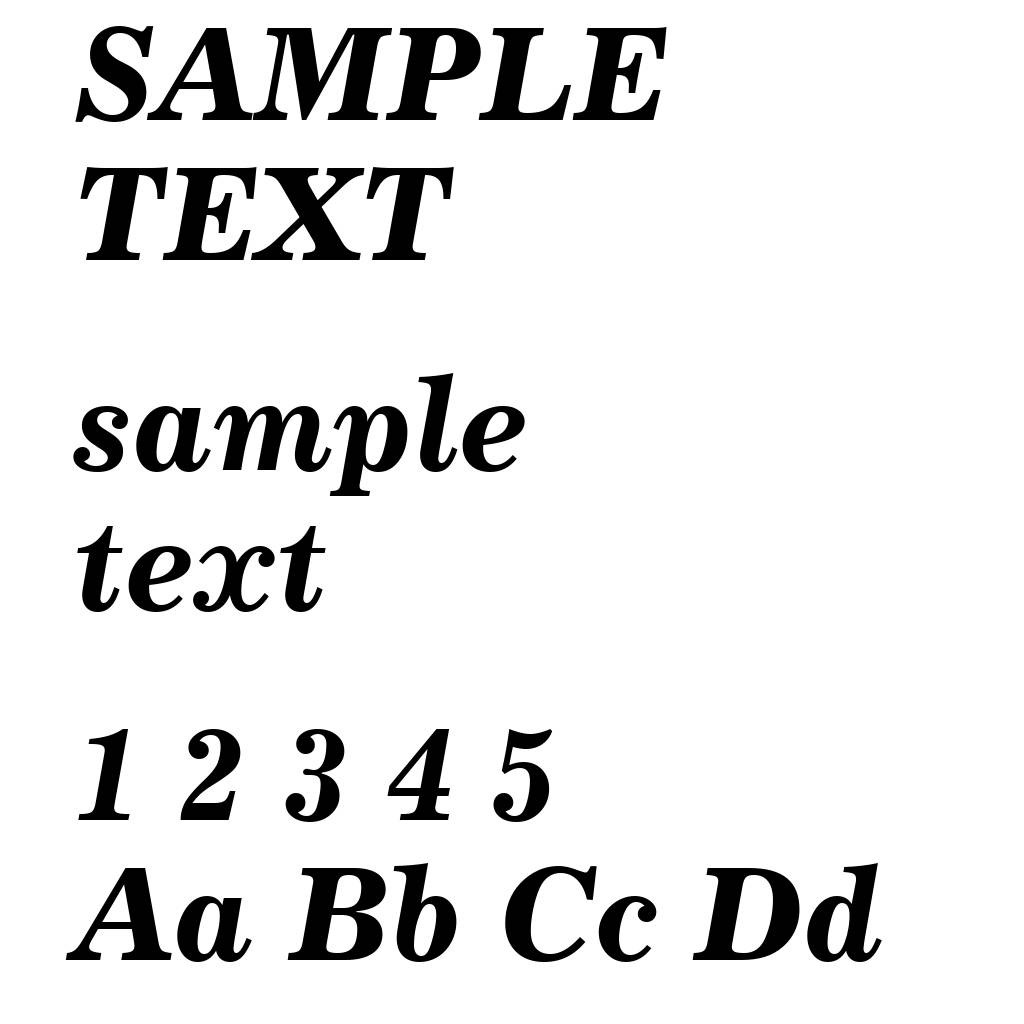 Century 731 Bold Italic BT