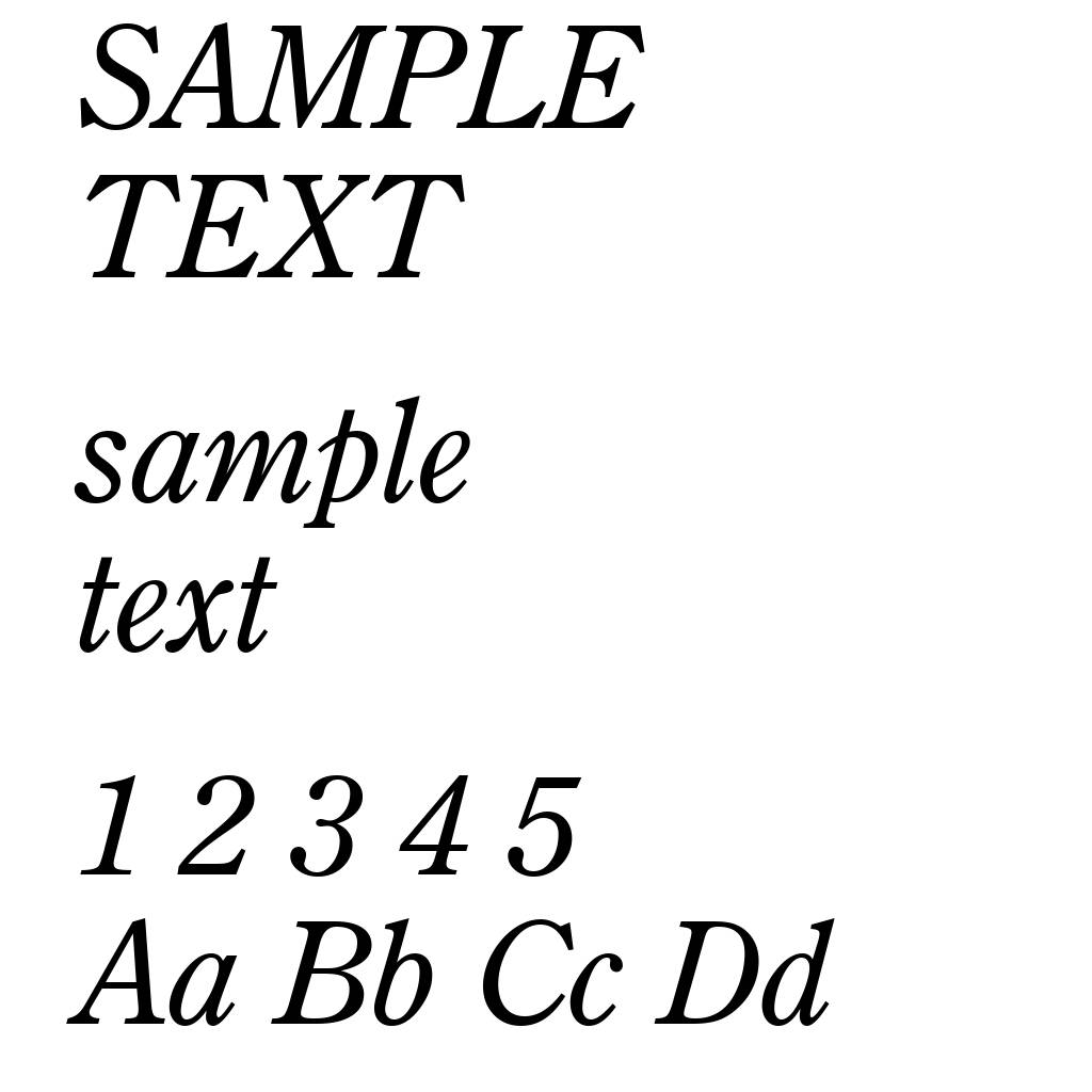 Century Oldstyle Italic BT