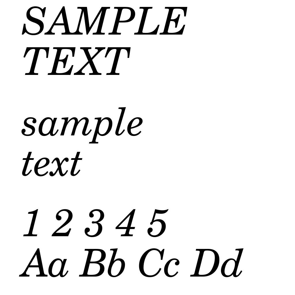 Century Schoolbook Italic BT