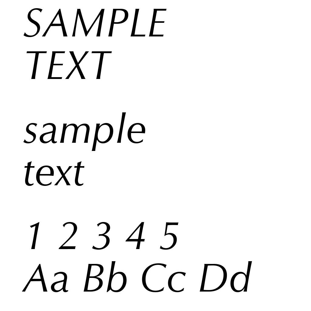 CG Omega Italic